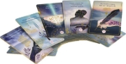 Buchcover und Innenansicht für das Buch: Die Magie der Akasha Chronik - Das Orakel - 40 Orakelkarten und 160-seitiges Booklet