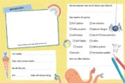 Buchcover und Innenansicht für das Buch: Der Ernst des Lebens: Mein Album vom 1. Schultag