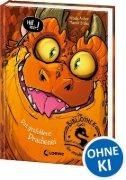 Buchcover und Innenansicht für das Buch: Die Bibliothek der unendlichen Abenteuer (Band 1) - Das gestohlene Drachenei