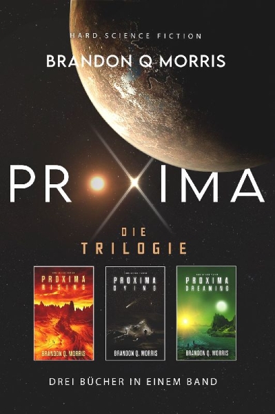 Buchcover und Innenansicht für das Buch: Proxima: Die Trilogie