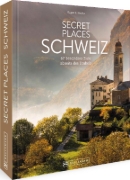 Buchcover und Innenansicht für das Buch: Secret Places Schweiz