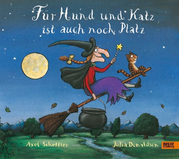 Buchcover und Innenansicht für das Buch: Room on the Broom