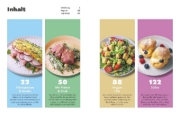 Buchcover und Innenansicht für das Buch: Lieblingsrezepte aus deinem Airfryer - High Protein
