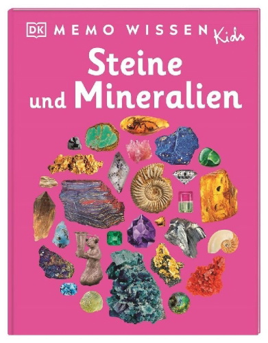 Buchcover und Innenansicht für das Buch: memo Wissen Kids. Steine und Mineralien