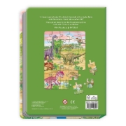 Buchcover und Innenansicht für das Buch: TRÖTSCH - Pappenbuch Puzzlebuch Dinosaurier| Ab 3 Jahren