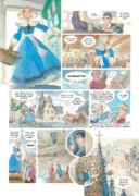 Buchcover und Innenansicht für das Buch: Le Château des Étoiles