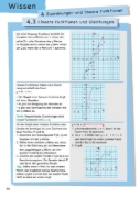 Buchcover und Innenansicht für das Buch: Wissen - Üben - Testen: Mathematik 7. Klasse