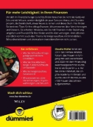Buchcover und Innenansicht für das Buch: Meine Finanzen meistern für Dummies