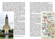 Buchcover und Innenansicht für das Buch: ROTHER Wanderführer Niederbayerisches Bäderdreieck. 50 Touren im Bayerischen Thermenland