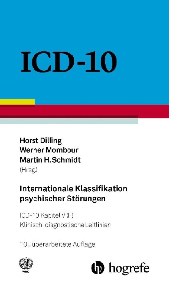 Buchcover und Innenansicht für das Buch: Internationale Klassifikation psychischer Störungen