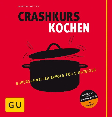 Buchcover und Innenansicht für das Buch: Crashkurs Kochen
