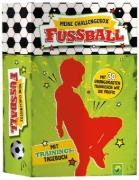 Buchcover und Innenansicht für das Buch: Meine Challengebox Fußball - Für Kinder ab 6 Jahren