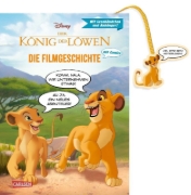 Buchcover und Innenansicht für das Buch: Disney: Der König der Löwen - Die Filmgeschichte mit Comics