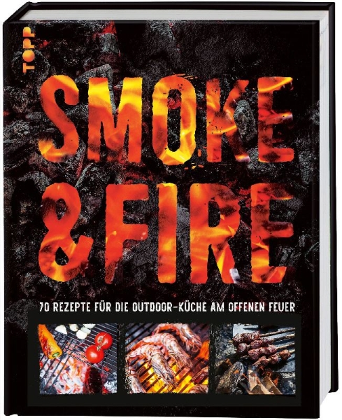 Buchcover und Innenansicht für das Buch: Smoke & fire: de kunst van het bakken op open vuur