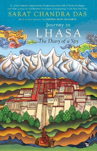 Buchcover und Innenansicht für das Buch: Journey to Lhasa
