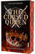 Buchcover und Innenansicht für das Buch: The Cursed Queen | Dolch des Thanatos (Band 3)