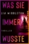 Buchcover und Innenansicht für das Buch: What the Wife knew