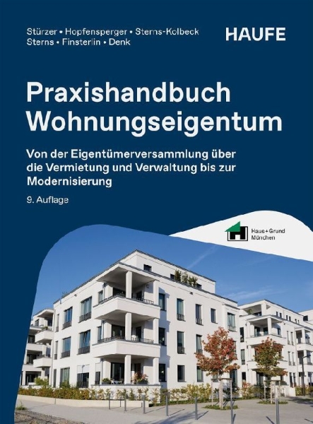 Buchcover und Innenansicht für das Buch: Praxishandbuch Wohnungseigentum