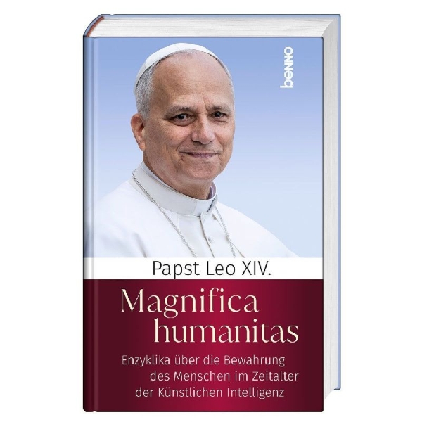 Buchcover und Innenansicht für das Buch: Magnifica humanitas