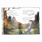 Buchcover und Innenansicht für das Buch: Die Dinoschule. Ein dinostarker Schulstart