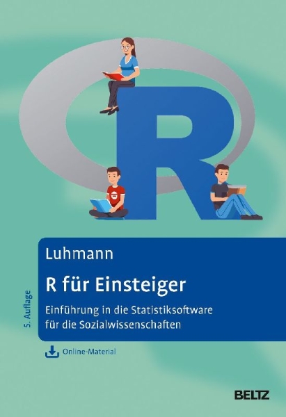 Buchcover und Innenansicht für das Buch: R für Einsteiger