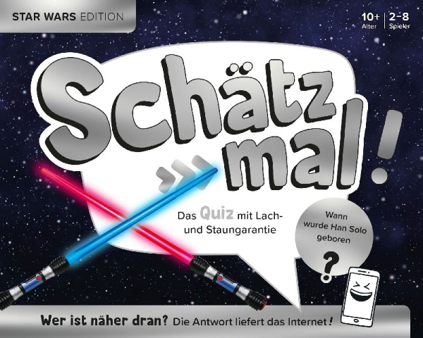 Buchcover und Innenansicht für das Buch: Schätz mal! Star Wars Edition