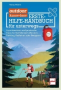 Buchcover und Innenansicht für das Buch: outdoor know-how: Erste-Hilfe-Handbuch für unterwegs