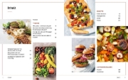 Buchcover und Innenansicht für das Buch: Medical Cuisine - das Anti-Entzündungskochbuch
