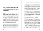 Buchcover und Innenansicht für das Buch: Fühl es, schreib es, lass es los