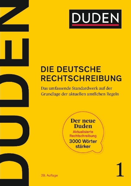 Buchcover und Innenansicht für das Buch: Duden - Die deutsche Rechtschreibung