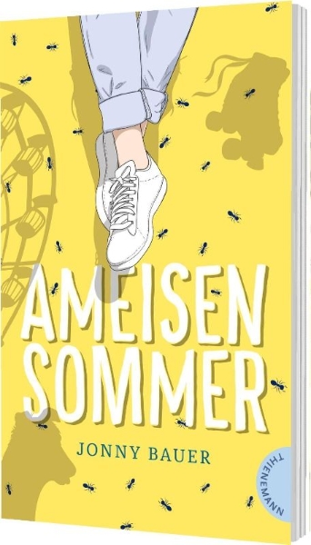 Buchcover und Innenansicht für das Buch: Ameisensommer
