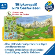 Buchcover und Innenansicht für das Buch: Wieso? Weshalb? Warum? Stickerheft: Tiere der Welt