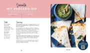 Buchcover und Innenansicht für das Buch: Herrlich einfach - himmlisch lecker | Steffis Foodblog "Gaumenfreundin"