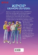 Buchcover und Innenansicht für das Buch: KPop Demon Hunters - The Official Deluxe Junior Novelization. Includes a 16-page full-color insert!