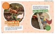 Buchcover und Innenansicht für das Buch: Es grünt so grün! Geniale Lifehacks für Gartenliebhaber