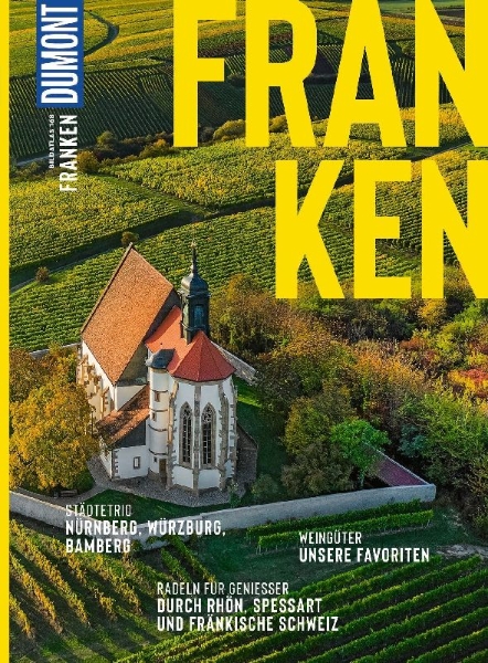 Buchcover und Innenansicht für das Buch: DUMONT Bildatlas Franken