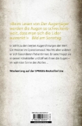 Buchcover und Innenansicht für das Buch: Der Augenjäger
