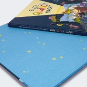 Buchcover und Innenansicht für das Buch: Gute-Quatsch-Nacht