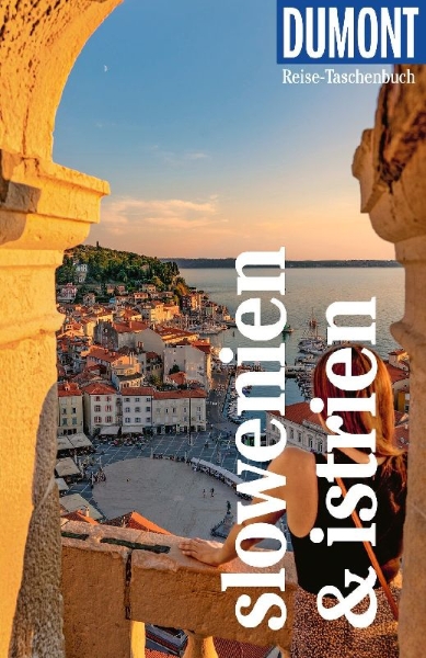 Buchcover und Innenansicht für das Buch: DUMONT Reise-Taschenbuch Reiseführer Slowenien & Istrien