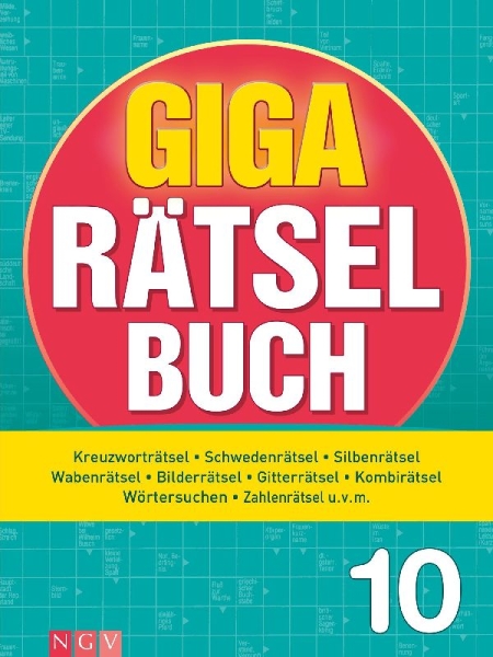 Buchcover und Innenansicht für das Buch: Giga-Rätselbuch 10