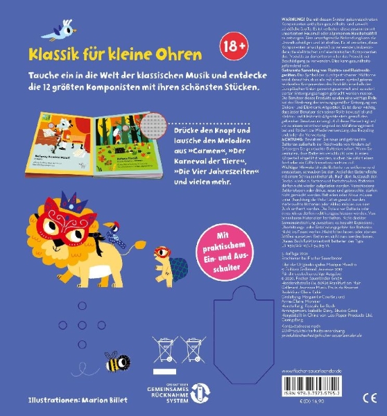 Buchcover und Innenansicht für das Buch: Musique maestro