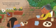 Buchcover und Innenansicht für das Buch: Meditation für Kinder. Mit Freude helfen