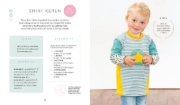 Buchcover und Innenansicht für das Buch: Einfach nachhaltig nähen - Babys & Kids