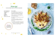 Buchcover und Innenansicht für das Buch: Lecker, lustig und gesund. Die besten Rezepte für Kinder mit Meal-Prep-Ideen. Wird garantiert gegessen