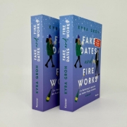 Buchcover und Innenansicht für das Buch: Fake Dates and Fireworks
