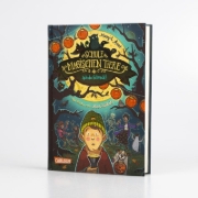 Buchcover und Innenansicht für das Buch: Die Schule der magischen Tiere 14: Ach du Schreck!