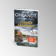 Buchcover und Innenansicht für das Buch: Zornige Brandung