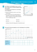Buchcover und Innenansicht für das Buch: Klett 10-Minuten-Training Mathematik Dreisatz 6./7. Klasse