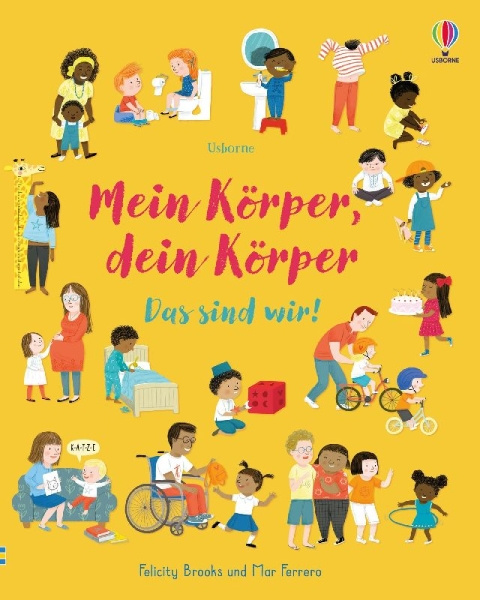 Buchcover und Innenansicht für das Buch: Mein Körper, dein Körper - Das sind wir!