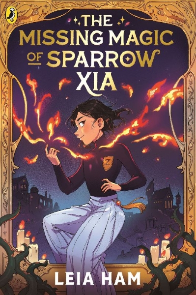 Buchcover und Innenansicht für das Buch: The Missing Magic of Sparrow Xia